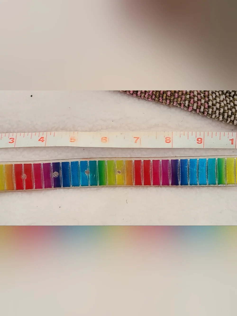 Y2K Rainbow Jelly Lucite Belt. Collectible. Perfect Condition. Child/tee/adult
